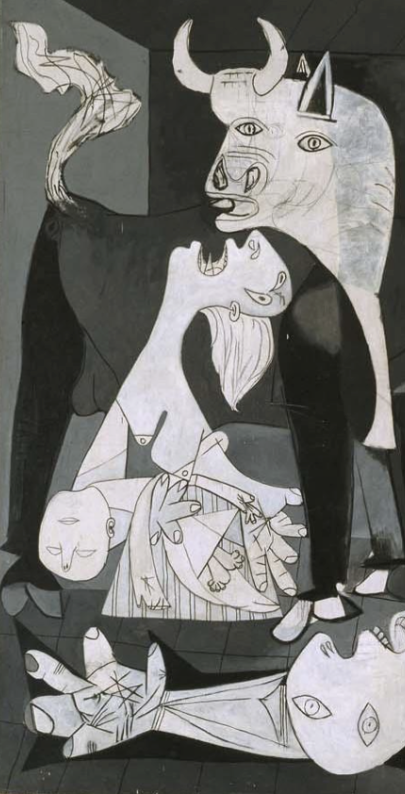 Detalle mujer, Guernica. 1937. Pablo Picasso